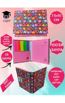 Yapışkanlı Not Kağıdı Cep Defteri Model Post-it Defteri Yapışkanlı Kağıt Seti Dinozor Yapışkanlı Not Kağıdı Cep Defteri Model Post-it Defteri Yapışkanlı Kağıt Seti Dinozor