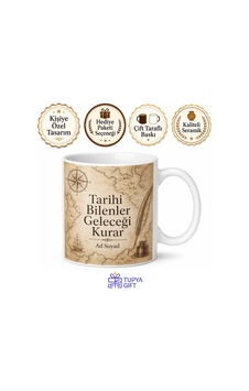 Tarih Dergileri Unutulan Savaşlar Liderlerin Gizli Mektupları Antik Sırlar Kupa Bardak Hediye Beyaz / Çok Renkli
