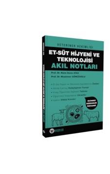Veteriner Hekimliği Et - Süt Hijyeni Ve Teknolojisi Akıl Notları Veteriner Hekimliği Et - Süt Hijyeni Ve Teknolojisi Akıl Notları