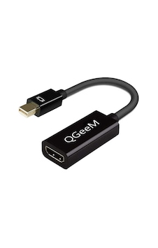 Qgeem Qg-hd10 Mini Display Port To Hdmı To Dönüştürücü Siyah Qgeem Qg-hd10 Mini Display Port To Hdmı To Dönüştürücü Siyah