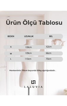 Laluvia Lacivert İdole Kemerli Palazzo Pantolon - 2y3510