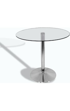 Miami Bistro Cam Masa Yuvarlak Çap 80cm Çok Renkli
