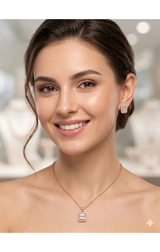 Rose Zirkon Taşlı Zincir : Çelik Ürünler 40+5 Cm - Set0038 Altın - Çok Renkli Rose Zirkon Taşlı Zincir : Çelik Ürünler 40+5 Cm - Set0038 Altın - Çok Renkli