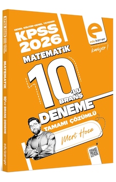 Edu Kariyer Mert Hoca 2026 Kpss Matematik 10'lu Branş Deneme Tamamı Çözümlü Edu Kariyer Mert Hoca 2026 Kpss Matematik 10'lu Branş Deneme Tamamı Çözümlü