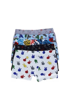 Kota 1013 Erkek Çocuk Renkli Desenli Boxer 12 Adet 001 Kota 1013 Erkek Çocuk Renkli Desenli Boxer 12 Adet 001