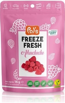 Pol S Freeze Fresh Dondurularak Kurutulmuş Ahududu 16 G Pol S Freeze Fresh Dondurularak Kurutulmuş Ahududu 16 G