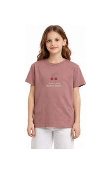 Yale Kids 8-12 Yaş Kız Çocuk Tişört Gül Kurusu Yale Kids 8-12 Yaş Kız Çocuk Tişört Gül Kurusu