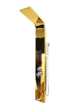 Sam Banyo Kuğu Duş Paneli Gold Altın Sam Banyo Kuğu Duş Paneli Gold Altın