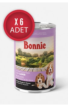 Kuzu Etli Sos İçinde Et Parçacıklı Yavru Köpek Konservesi 400g X 6 Adet Kuzu Etli Sos İçinde Et Parçacıklı Yavru Köpek Konservesi 400g X 6 Adet