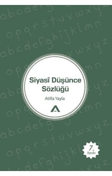 Siyasi Düşünce Sözlüğü - Atilla Yayla - Adres