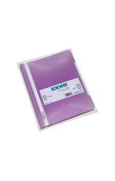 Exxo Telli Dosya Pp Pastel A4 Mor 50 Li Paket Exxo Telli Dosya Pp Pastel A4 Mor 50 Li Paket