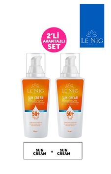 Le Nig Yüksek Koruyucu Nemlendiricili Güneş Kremi SPF50+ 2 x 150 ML Le Nig Yüksek Koruyucu Nemlendiricili Güneş Kremi SPF50+ 2 x 150 ML