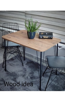Webdepo Wood Idea Metal Ayaklı 60X90 Mutfak Masası Balkon Masası Çalışma Webdepo Wood Idea Metal Ayaklı 60X90 Mutfak Masası Balkon Masası Çalışma