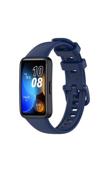 Huawei Band 8 Uyumlu Klasik Omsy Kordon-lacivert Huawei Band 8 Uyumlu Klasik Omsy Kordon-lacivert