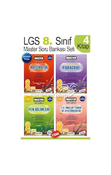 Okyanus Yayınları 8. Sınıf LGS Master Soru Bankası Seti 4 Kitap Okyanus Yayınları 8. Sınıf LGS Master Soru Bankası Seti 4 Kitap