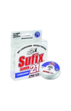 Sufix Süper 21 Fluorocarbon Misina Clear 0.30mm - 100mt - 7.5kg Sufix Süper 21 Fluorocarbon Misina Clear 0.30mm - 100mt - 7.5kg