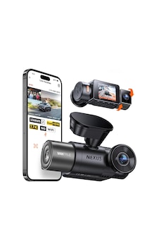 Vantrue N2x 2.7k+1080p Araç İçi Araç Kamerası, Starvıs 2 Çift Hdr Gece Görüşlü Araç Kamerası, 2,5k/60fps Ön, Gps, 5ghz Wifi, Uygulama Ve Ses Kontrolü, Gdpr Uyumlu, 7/24 Park Modu, G Sensör, Maks. 1tb