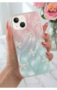 Fibaks iPhone 14 Plus/15 Plus Uyumlu Kılıf Parlak Fiyonk Desenli Darbe Emici Kamera Korumalı Renkli Silikon Kapak Fibaks iPhone 14 Plus/15 Plus Uyumlu Kılıf Parlak Fiyonk Desenli Darbe Emici Kamera Korumalı Renkli Silikon Kapak