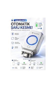 Ryan Powerguard X1 Type-c Akıllı Şarj Kesici Batarya Koruma Cihazı %100 Dolumda Otomatik Şarj Kesme-14906 Ryan Powerguard X1 Type-c Akıllı Şarj Kesici Batarya Koruma Cihazı %100 Dolumda Otomatik Şarj Kesme-14906
