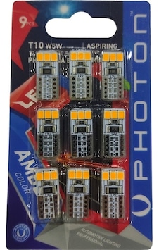 Photon Led Ph7010na B9 Blister 9 Adet Amber Turuncu Led Photon Led Ph7010na B9 Blister 9 Adet Amber Turuncu Led