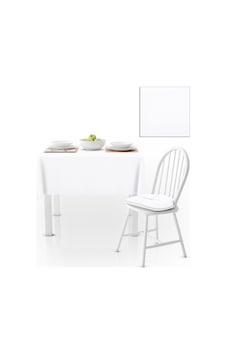 Beyaz Düz Renk Petek Dokuma Masa Örtüsü 140x220 Beyaz Düz Renk Petek Dokuma Masa Örtüsü 140x220