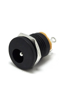 Dc Jack 2.5mm Yuvarlak Somunlu - 5 Adet Dc Jack 2.5mm Yuvarlak Somunlu - 5 Adet
