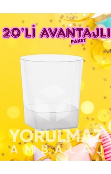 Kare Plastik Viski & Meşrubat Bardağı 220 Cc 20 Li Paket, Şık Ve Dayanıklı Kullan-at Çözüm Diğer Kare Plastik Viski & Meşrubat Bardağı 220 Cc 20 Li Paket, Şık Ve Dayanıklı Kullan-at Çözüm Diğer