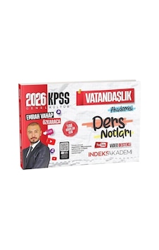 2026 Kpss Vatandaşlık Akademisi Video Ders Notları - Emrah Vahap Özkaraca İndeks Akademi Yayıncılık 2026 Kpss Vatandaşlık Akademisi Video Ders Notları - Emrah Vahap Özkaraca İndeks Akademi Yayıncılık