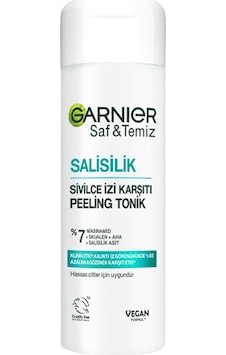 Garnier Saf&temiz Salisilik Sivilce İzi Karşıtı Gözenek Sıkılaştırıcı Peeling Tonik 120 Ml Garnier Saf&temiz Salisilik Sivilce İzi Karşıtı Gözenek Sıkılaştırıcı Peeling Tonik 120 Ml