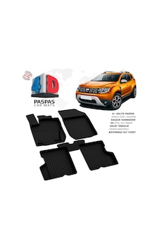 Dacia Duster 4x2 4d Araca Özel Havuzlu Kauçuk Paspas 2018 Ve Üzeri