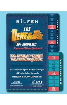 Bilfen 8.sınıf T.c. İnkılap Tarihi Ve Atatürkçülük Dene&bil 20 Li Deneme Seti Bilfen 8.sınıf T.c. İnkılap Tarihi Ve Atatürkçülük Dene&bil 20 Li Deneme Seti