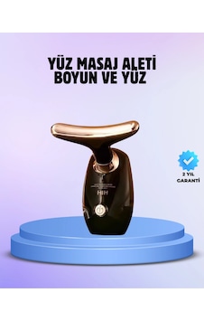 Mey İthalat Yüz Masaj Aleti Boyun Ve Yüz Ems Güzellik Cihazı Cilt Sıkılaştırma Cilt Gençleştirme Cihazı Çok Renkli