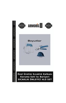 Özel Üretim Sıcaklık Kalkanı Koruma Seti Isı Bariyeri Sıcaklık Önleyici 4lü Set Özel Üretim Sıcaklık Kalkanı Koruma Seti Isı Bariyeri Sıcaklık Önleyici 4lü Set