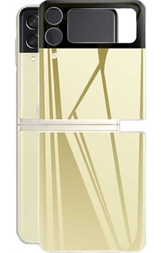 Samsung Galaxy Uyumlu Z Flip 3 Zore 3D Standart 2 in 1 Arka Koruyucu-Gold Gold Samsung Galaxy Uyumlu Z Flip 3 Zore 3D Standart 2 in 1 Arka Koruyucu-Gold Gold
