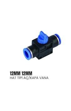 Shuıvan Pnömatik Rekor 12mm Hortum Arası Hat Tipi Vana - Şipşak-1562