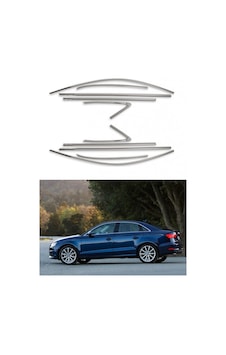 Audi A3 Sedan Krom Cam Çerçevesi 2013-2021 Audi A3 Sedan Krom Cam Çerçevesi 2013-2021