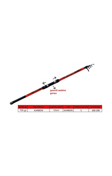 Captain 1696 Method 500cm Tele Surf Kamış 100-200gr Atar Captain 1696 Method 500cm Tele Surf Kamış 100-200gr Atar