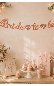 Kaligrafi Banner "bride To Be" - Roze Tüm Yaşlar Kaligrafi Banner "bride To Be" - Roze Tüm Yaşlar
