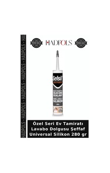 Özel Seri Ev Tamiratı Lavabo Dolgusu Şeffaf Universal Silikon 280 Gr