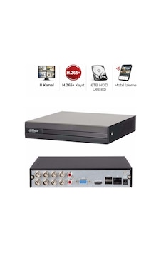 Xvr1b08ı-t Wizsense 8 Kanal Dvr Güvenlik Kamera Kayıt Cihazı