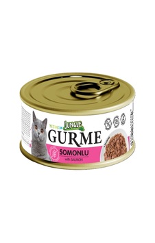 Jungle Gurme Konserve 85 Gr Kedi Maması Yetişkin Somonlu 6'lı Jungle Gurme Konserve 85 Gr Kedi Maması Yetişkin Somonlu 6'lı