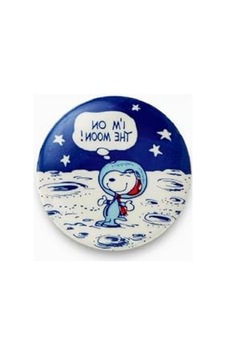 Snoopy I'm On The Moon Yazılı Rozet Açık Kahverengi Snoopy I'm On The Moon Yazılı Rozet Açık Kahverengi