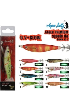 Aqua Salty Jager Squid Jig 90mm 13gr 3