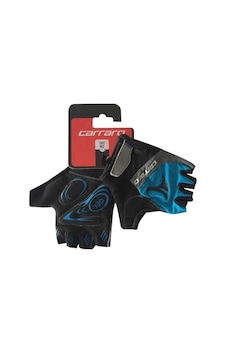 Carraro V7B Kısa Parmak Bisiklet Eldiveni Mavi M
