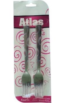 6 Parça Metal Yemek Çatalı 5570 Çok Renkli 6 Parça Metal Yemek Çatalı 5570 Çok Renkli
