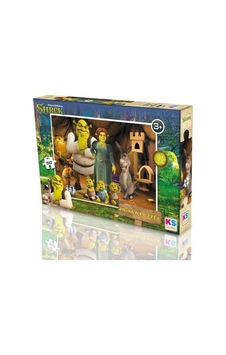 Shrek Temalı 50 Parça Yapboz, Eğlenceli Oyun Deneyimi Açık Mavi