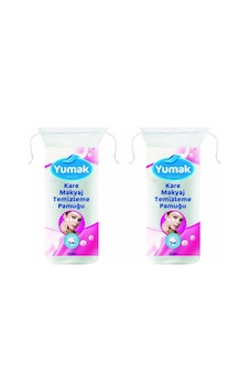 Yumak Kare Makyaj Temizleme Pamuğu 2 x 70'li