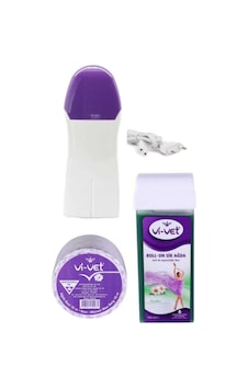 Kartuş Ağda Makinesi + Vi-Vet Azulen Kartuş Ağda + Ağda Bezi 10 M Kartuş Ağda Makinesi + Vi-Vet Azulen Kartuş Ağda + Ağda Bezi 10 M