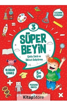 Süper Beyin 3 - Çoklu Zeka ve Dikkat Geliştirme 5+ Yaş- Dokuz Yayınları Süper Beyin 3 - Çoklu Zeka ve Dikkat Geliştirme 5+ Yaş- Dokuz Yayınları