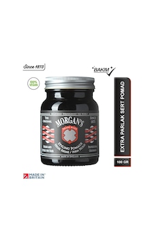 Morgan's Pomade High Shine Firm Hold Styling Pomade Sert Tutuşlu Şekillendirici Pomad 100 G